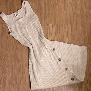 Dress with slit